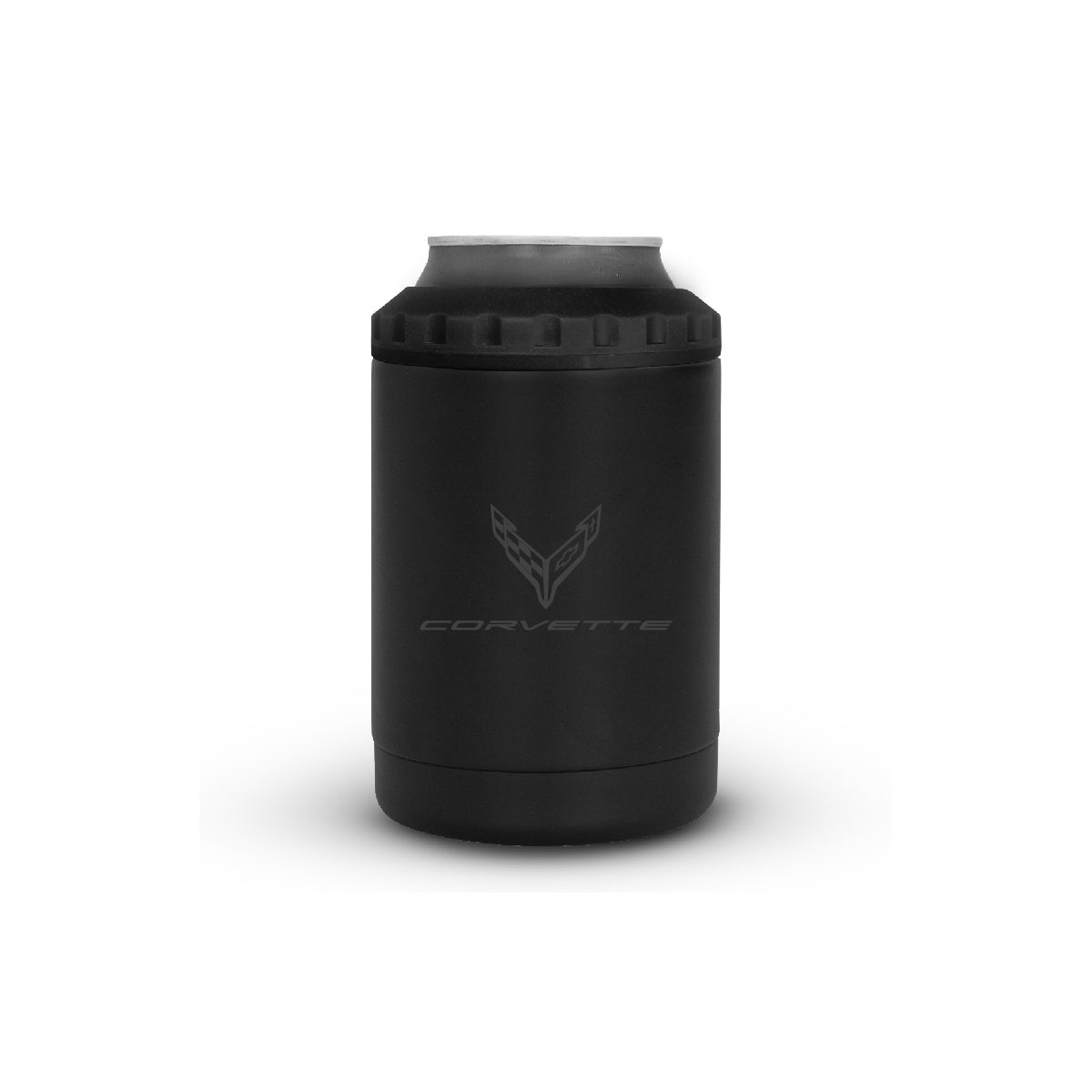 Corvette Logo Premium Can Cooler